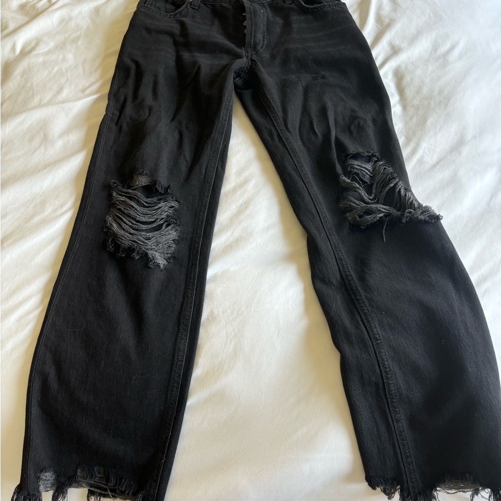 Free People black jeans size 24